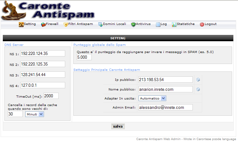 antispam gratis italiano